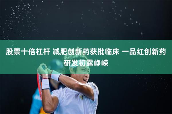股票十倍杠杆 减肥创新药获批临床 一品红创新药研发初露峥嵘