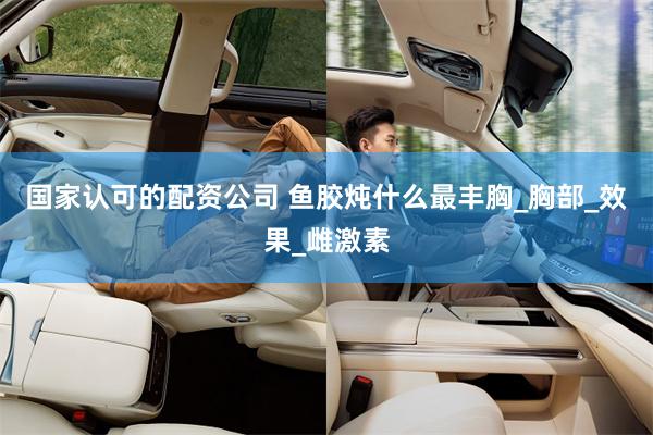 国家认可的配资公司 鱼胶炖什么最丰胸_胸部_效果_雌激素