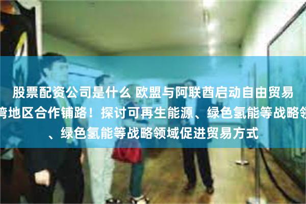 股票配资公司是什么 欧盟与阿联酋启动自由贸易协定谈判，为海湾地区合作铺路！探讨可再生能源、绿色氢能等战略领域促进贸易方式