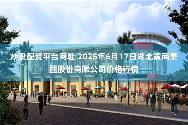 炒股配资平台网址 2025年6月17日湖北黄商集团股份有限公司价格行情