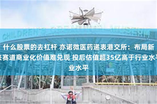 什么股票的去杠杆 亦诺微医药递表港交所：布局新兴赛道商业化价值难兑现 投后估值超35亿高于行业水平